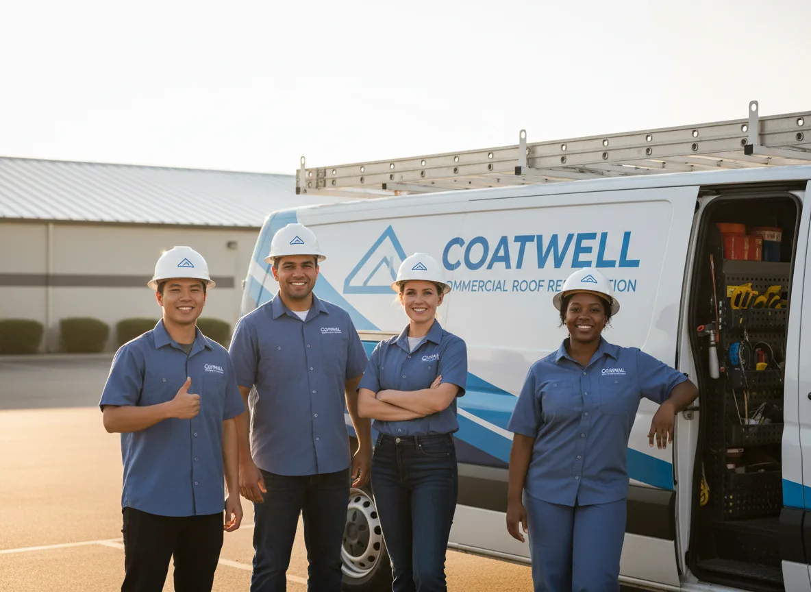 Commercial roof coating company in Sunset, SC